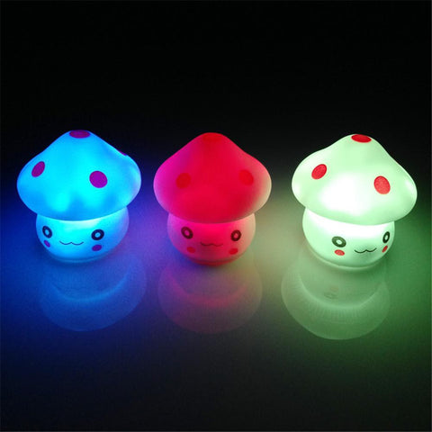 Mushroom Shaped LED Night Lamp