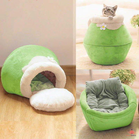 Cozy Cat Cave- 3 in 1 Foldable Cat House