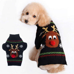 Cute Pet dog cat crochet knit Sweater