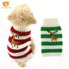 Image of Pet Cat Dog Striped Sweater