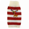 Image of Pet Cat Dog Striped Sweater