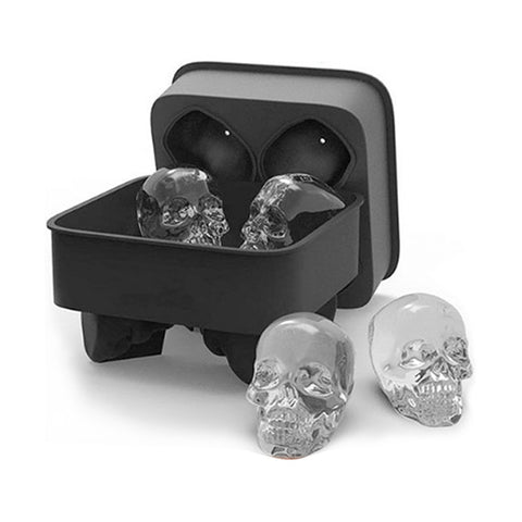 3D Skull Ice Cube Mold Maker