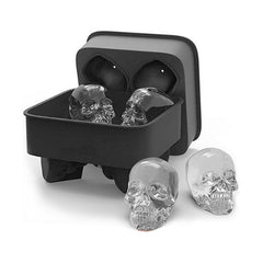 3D Skull Ice Cube Mold Maker