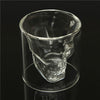 Image of Double Wall Skull Skeleton Wine Glass