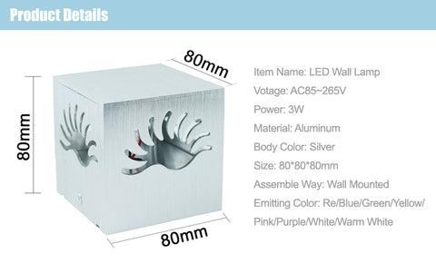 Modern LED Wall Light for Bedroom, Corridor, Porch Etc.