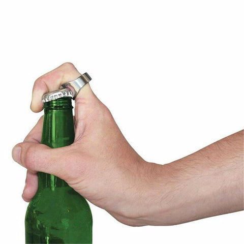 Stainless Steel Ring Bottle Opener 2 Pcs